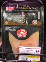 Mängden socker i Filets de poulet fermier jaune label rouge