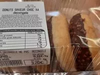 Mängden socker i Donuts saveur chocolat