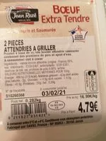 Mängden socker i Bœuf extra tendre