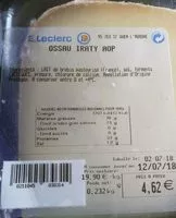 Mängden socker i Ossau iraty