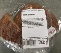 Mängden socker i Pain complet