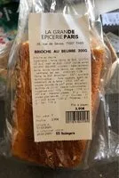 Mängden socker i Brioche au beurre 300g