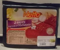 Mängden socker i 2 pavés marinés à l'échalote