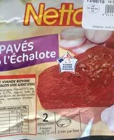 Mängden socker i 2 pavés àl'échalote netto