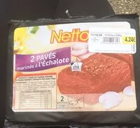 Mängden socker i 2 pavés marinés à l’echalote