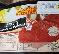 Mängden socker i Pavés marinés au poivre