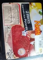 Mängden socker i Pavés marinés aux 3 poivres