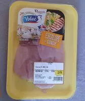 Mängden socker i Escalope de dinde