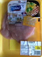 Mängden socker i 2 escalopes de dinde