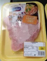 Mängden socker i 2 escalope de dinde