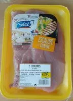 Mängden socker i Escalope de dinde