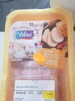 Mängden socker i Roti de filet de dinde