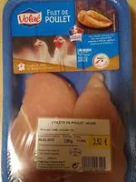 Mängden socker i 2 filets de poulet jaune
