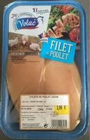 Mängden socker i Filet de poulet