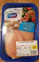 Mängden socker i Filet de poulet