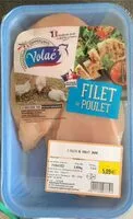 Mängden socker i Filet de poulet