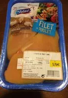 Mängden socker i Filet de poulet