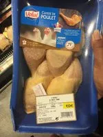 Mängden socker i Cuisses de poulet