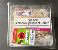 Mängden socker i Trio chou jambon superieur et comte