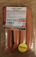 Mängden socker i Saucisses de Strasbourg