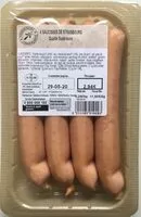 Mängden socker i Saucisses de Strasbourg