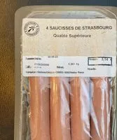 Mängden socker i Saucisses de Strasbourg