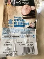 Mängden socker i Andouille de Guemené