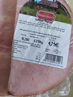 Mängden socker i Jambon paysan 2 tranches