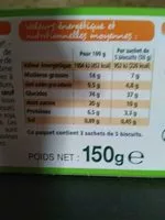 Mängden socker i Petit beurre bio