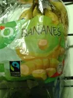 Mängden socker i Bananes bio