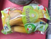 Mängden socker i Bananes bio