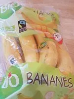 Mängden socker i Bananes bio