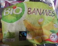 Mängden socker i Bananes bio