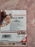 Mängden socker i Jambon cuit supérieur