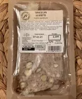 Mängden socker i Terrine de lapin aux noisettes