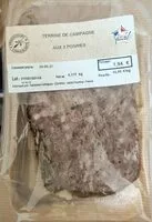 Mängden socker i Terrine de campagne aux 3 poivres