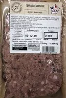 Mängden socker i Terrine de campagne