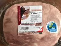 Mängden socker i Jambon cuit superieur