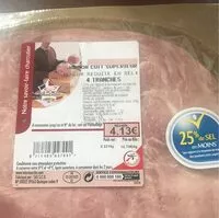 Mängden socker i Jambon cuit superieur