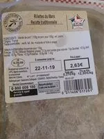 Mängden socker i Rillettes du Mans