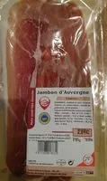 Mängden socker i Jambon d'Auvergne