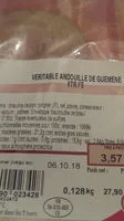 Mängden socker i véritable andouille de guémène
