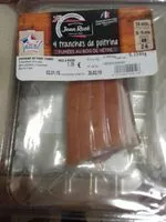 Mängden socker i Poitrine de porc fumée