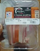 Mängden socker i Poitrine de porc fumée