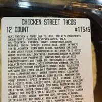 Mängden socker i Chicken street tacos