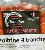Mängden socker i Poitrine de porc fumée