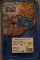 Mängden socker i Aiguillettes de poulet