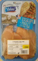 Mängden socker i Escalope de poulet extra fine