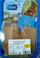 Mängden socker i Escalope de poulet extra fine
