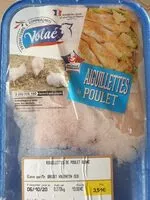 Mängden socker i Aiguillettes de poulet